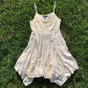 American Eagle cream fairy summer dress